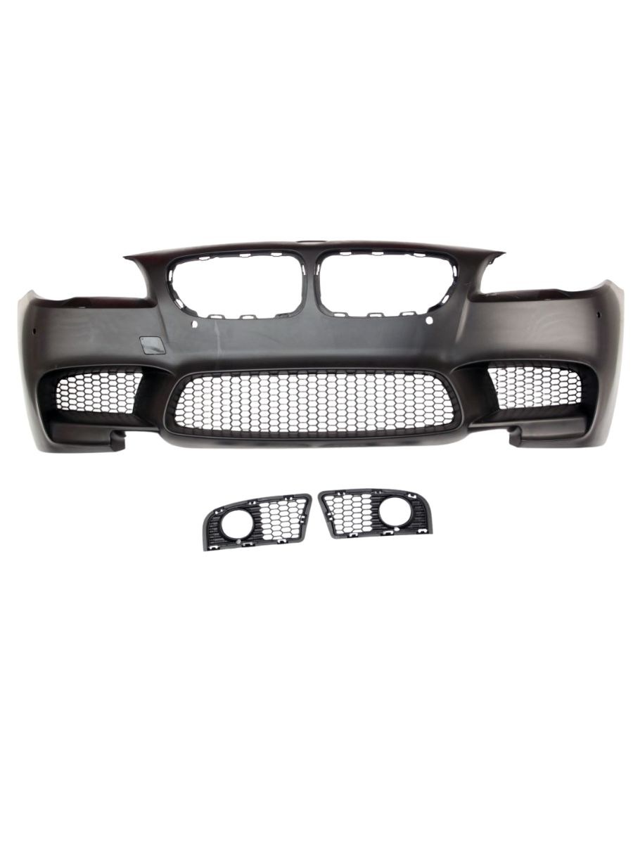Предна броня BMW F10 / F11 (2010+) - M5 Дизайн с отвори за халогени 